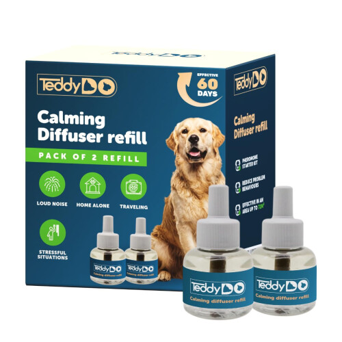TeddyDo Calming Diffuser Refill for Dogs| Pack of Two| 60 Days Kit | C