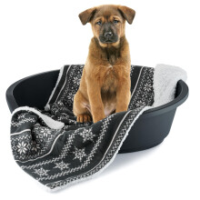 Celebright Christmas Pet Blanket - Luxury Plush Fleece Throw for Dogs
