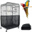 ASOCEA Bird Cage Seed Catcher Adjustable Bird Cage Cover Soft Nylon Me 1