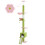 PAWZ Road Cat Tree Floor to Ceiling with Height Adjustable 216cm to 27 1