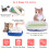 10 Pcs Litter Tray Liners, Cat Litter Tray Liners Scratch Resistant Ba 3