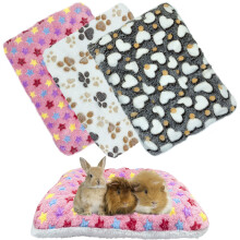 XMPEKO 3 Peck Small Animal Plush Bed - 40 * 30 * 3cm, Fluffy Soft Warm