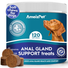 Ameizpet Anal Gland Soft Chews Treatment For Dogs, Functional Digestiv