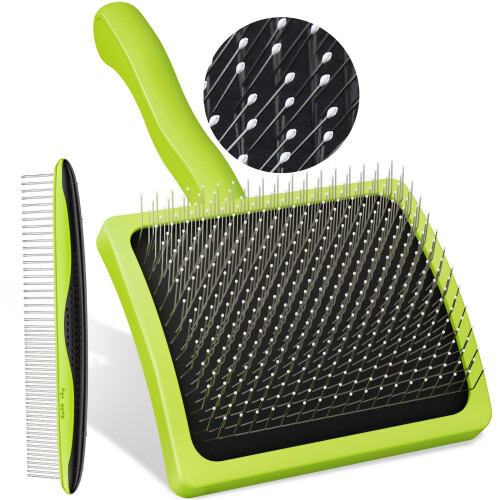 Pecute pecute Slicker Dog Brushes for Grooming, Dog Brush for Cockapoo, Cavap