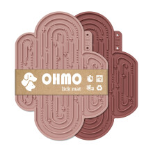 OHMO Licky Mats for Dogs and Cats 2 Pcs Cactus Silicone Lick Mats with