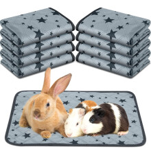 8 Pcs Bulk Guinea Pig Pee Pad Reusable Washable Cage Liners Guinea Pig