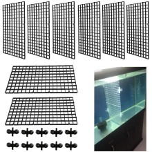 ZDNT 8 Pcs Aquarium Dividers, Fish Tank Divider, Plastic, for Separati