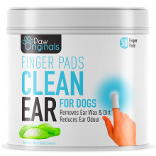 Dog Ear Wipes - Finger Pads | Stop Itching - Remove Dirt, Wax & Clean