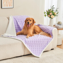 Yaning Checkered Waterproof Blanket for Bed Couch Sofa Car, Fluffy Sof
