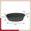Rosewood Rosewood Eco Line Recycled Plastic Pet Bed - Graphite Grey - Medium (A 5