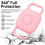 DDJ Dog Collar Case for Tile Life360 Mate 2024/2022 Bluetooth Tracker, 5