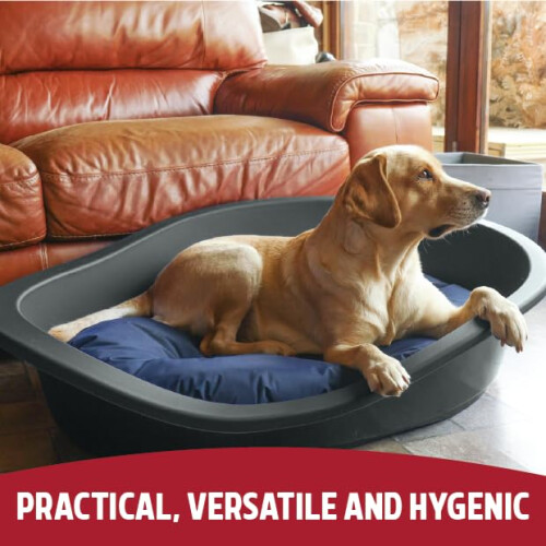 Rosewood Rosewood Eco Line Recycled Plastic Pet Bed - Graphite Grey - Medium (A 1