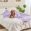 Yaning Checkered Waterproof Blanket for Bed Couch Sofa Car, Fluffy Sof 4