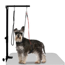 LEIBOU Foldable Pet Grooming Arm with Clamp, Dog Grooming Loop Noose &