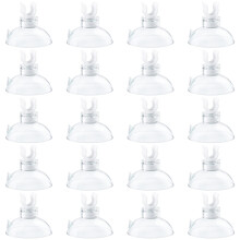 Pawfly 20 Pack Aquarium Suction Cup Clips for Standard 4-6 mm ID Airli