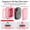 DDJ Dog Collar Case for Tile Life360 Mate 2024/2022 Bluetooth Tracker, 6