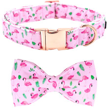 Lionheart glory Dog Bow Collar Valentine's Day Dog Collar for Large Do