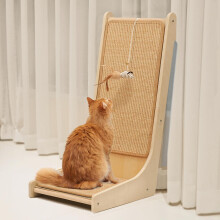 PETKARAY 105 Cat Scratcher, Sisal Scratch Pad, L Shape Scratching Boa