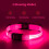Light Up Dog Collars, LED Dog Collar Light Adjustable USB Rechargeable 5