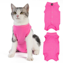 Axcimond Cat Recovery Suit Body Suits for Medical Spay Surgical Cats S