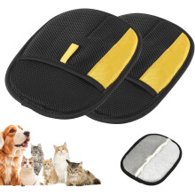2026 New Pet Hair Removal Glove, Reusable Double-Sided Anti-Static Glo