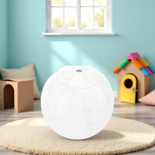 White Silent Exercise Ball Plastic Spinner Hamster Running for Sugar G 1