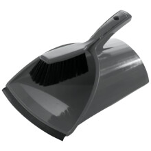 Buffalo Heavy Duty Scoop Plastic Dustpan & Brush Set