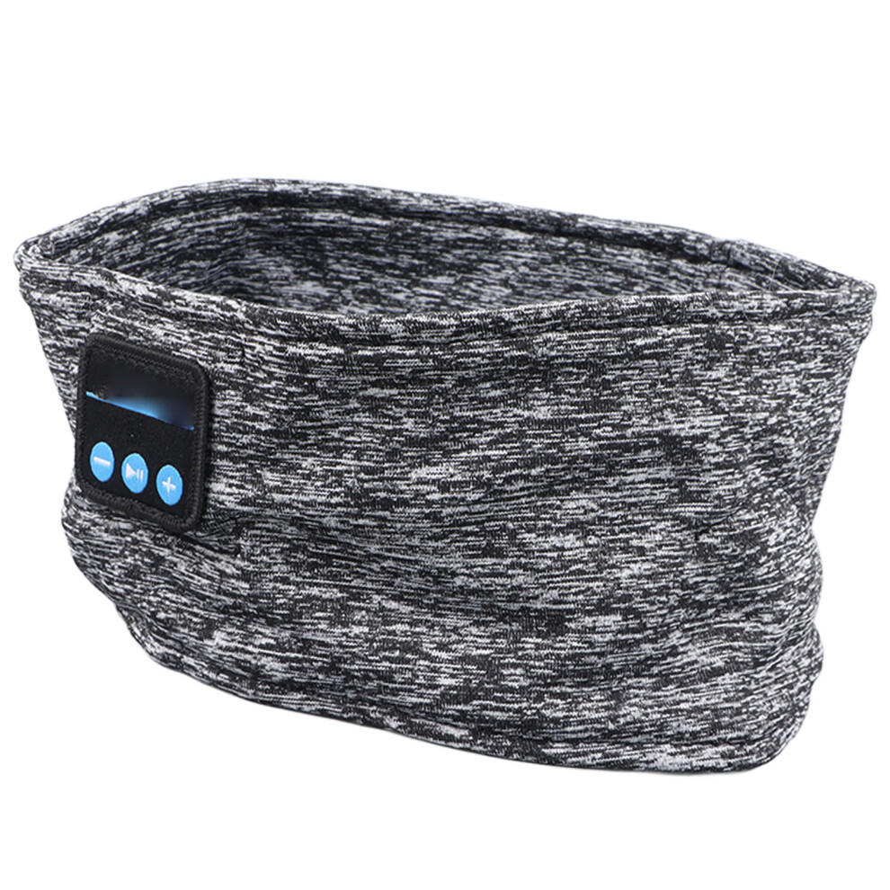 Wireless Gray Bluetooth Headband Headphone 25x10cm 180mAh