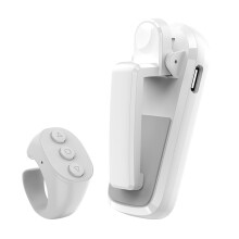 Remote Control For Page Turner White Camera Video Remote Scrolling And Clicking Compatible With Page Turner Devices