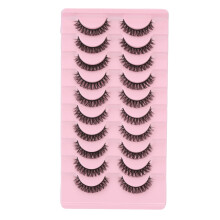 10 Paar DD Locken-Künstliche Wimpern Leicht Weich Make-up-Extension