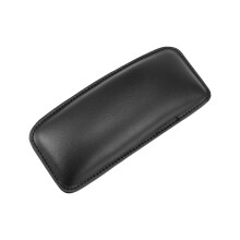 Car Knee Pads Memory Foam PU Leather Automotive Leg Cushion with AntiSlip Backing Black