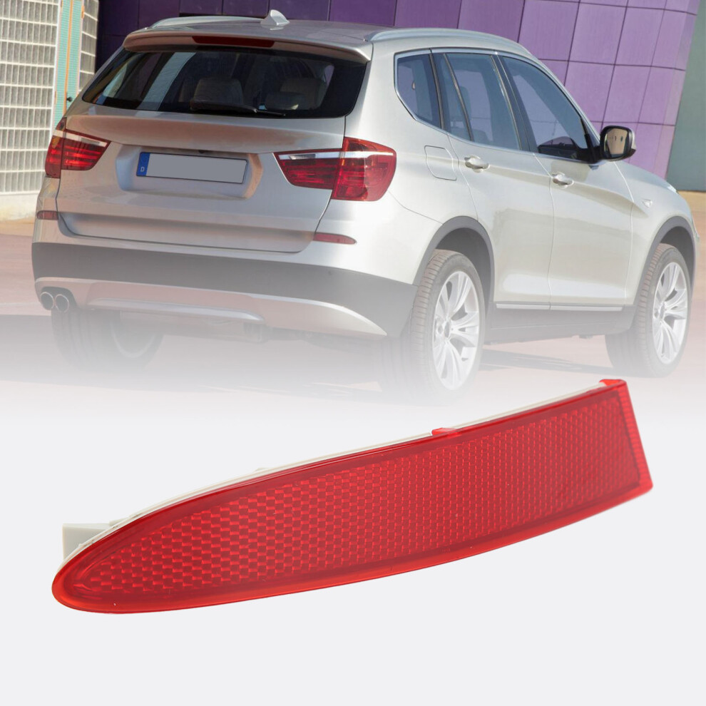 Rear Left Waterproof Lens Bumper Reflector For X3 2011-2017 Red 3261371829028