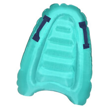 Kids Inflatable Surf Body Board - Green Deep Green 75x62 cm, Lightweight Beach Surf Board for Boys and Girls