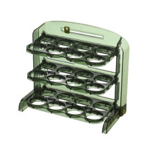 Umklappbarer Eierhalter für Kühlschrank, 3-Lagiger Eierbehälter für Seitentür Des Kühlschranks, Faltbarer Eierbehälter