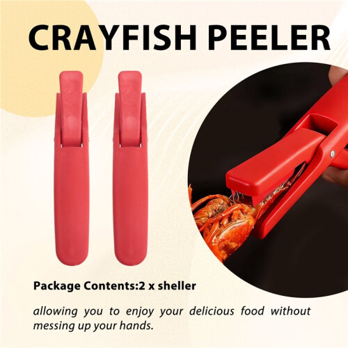 Crayfish Shelling Tool, Crayfish Sheller Shrimp Sheller Crayfish Sheller Seafood Tool, Crayfish Sheller Red 1