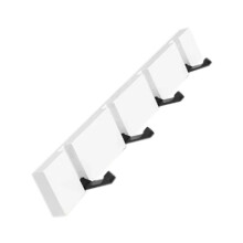 Gancho de Baño Invisible, Colgador de Almacenamiento de Llaves para Puerta Montado en la Pared de Aluminio, Soporte para Toallas e