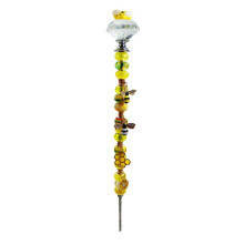 Attrape-Lumière D'Abeille, Piquets Décoratifs de Jardin, Bâton de Fée, Décoration Perlée DIY avec Pendentif, Fournitures de Jardin B