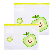 Herbruikbare Transparante Opbergtas van Voedingskwaliteit met Afsluitbare Opbergtas voor Fruit en Groenten L+M