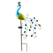 Lampada da Palo per Decorazioni per Esterni In Metallo Lampada da Prato A LED Solare Lampada da Percorso Solare Impermeabile per Prato da Giardino In