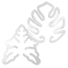 2 STK Monstera-Greifer Monstera-Blatt-Pflanzenstütze Schildkrötenpanzer-Bambus-Klemmen-Set Einzigartige und Ästhetische Monstera-Pflanzenstütze