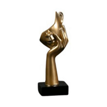 Nordic Statue Abstract Resin Desktop Ornaments Sculpture Figurines Face Character Art Crafts Office Home Decoration C