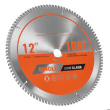 Cirkelzaagblad Ø 305 mm-Duoku-100 Tanden van Legering-As 25,4 mm-Precieze Afwerking-met Geluidsreductie Koelingsopeningen