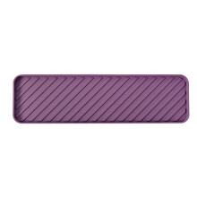 Tablett, Tischset, Gewürzflaschenregal, Isolierte Teetassen-Aufbewahrungsmatte, Küchenseifenablage, Silikon-Spülbeckenablage, Lila