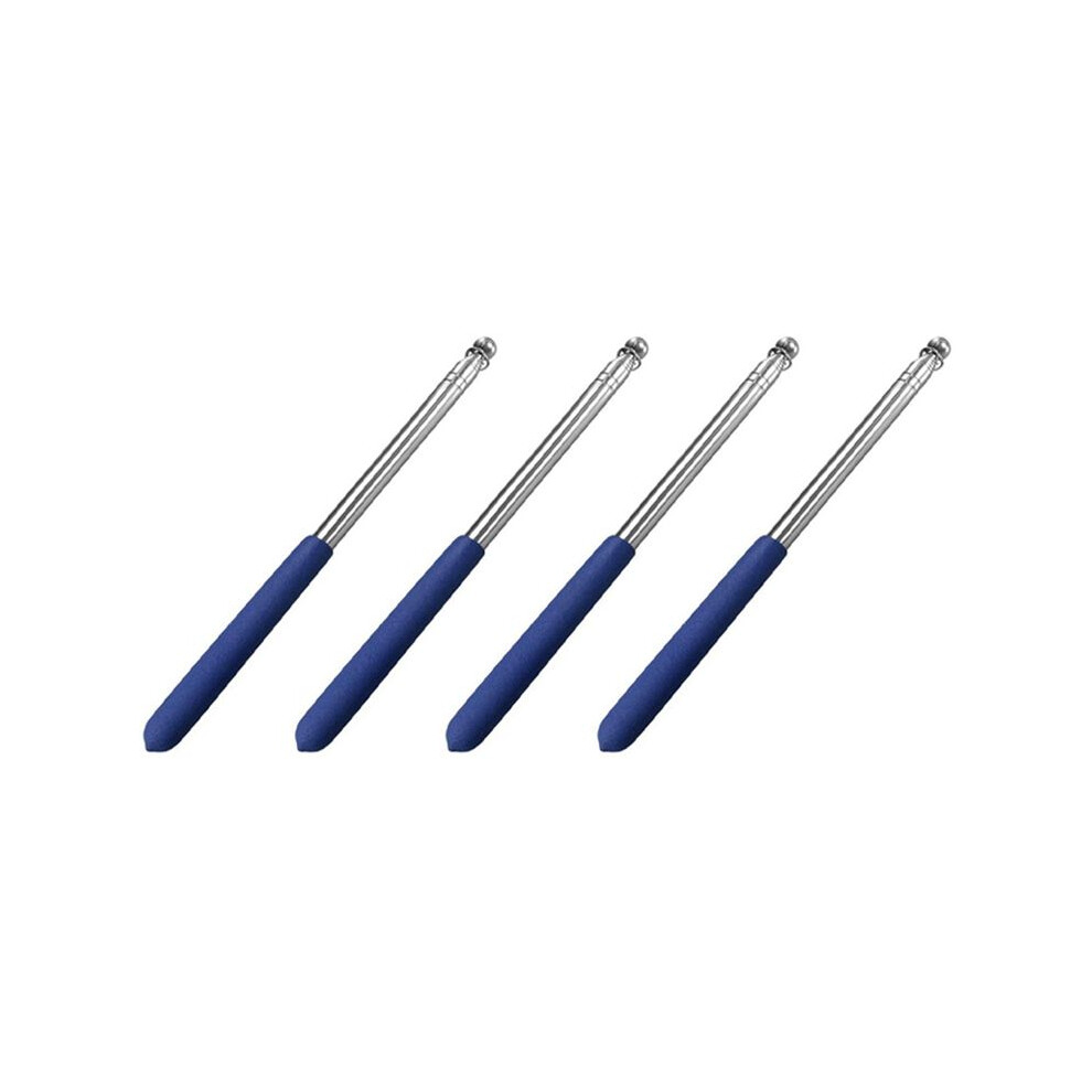 Telescopic Handheld Flagpoles, Stainless Steel Extendable Portable Guide Flag Pole For Tour Guides Teacher Pointer B 6031602028806