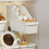 Kitchen Basket Storage Basket with Pulley Sundries Storage Basket 4