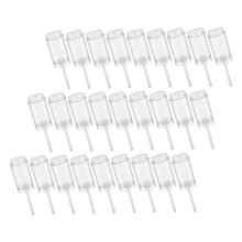 40 Stuks Voedselduwer Ronde Push-Pops Cakebeker met Deksel Cake Push Pops Containers Cakepop Ronde Plastic Container