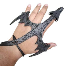 Dragon Armband Gevlochten Armband Verstelbare Hand Dragon Armband Heren Vintage Dragon Wrap Armband Zwart