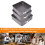 Cheesecake Baking Pan Spring Non-Stick Metal Square Baking Mold Spring Pan Leak-Proof Removable Kitchen Mold 4