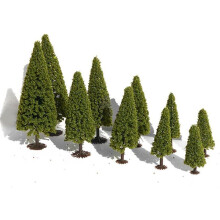 Modelo de Construcción DIY Mesa de  Material Modelo Paisaje Modelo de Árbol