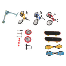 Mini Finger Skateboards Toy Set Aluminum Alloy Plastic for RC & Decor